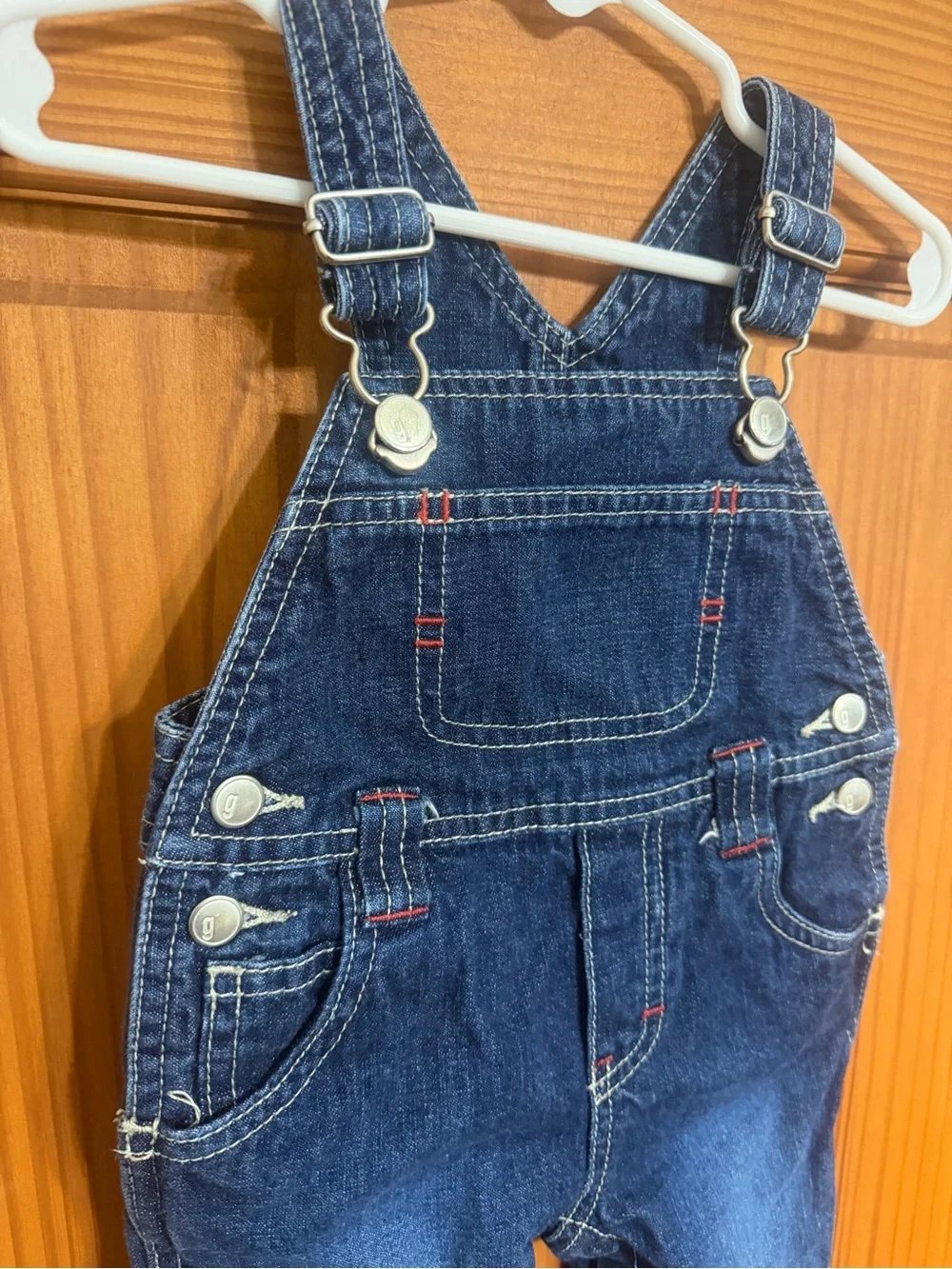 Vintage Gymboree Dark Blue Denim Firetruck Kids Overalls